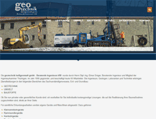Tablet Screenshot of geotechnik.com